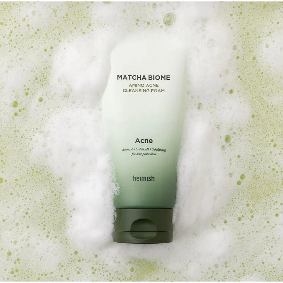 Heimish  Matcha Biome Amino Schiuma detergente anti-acne 