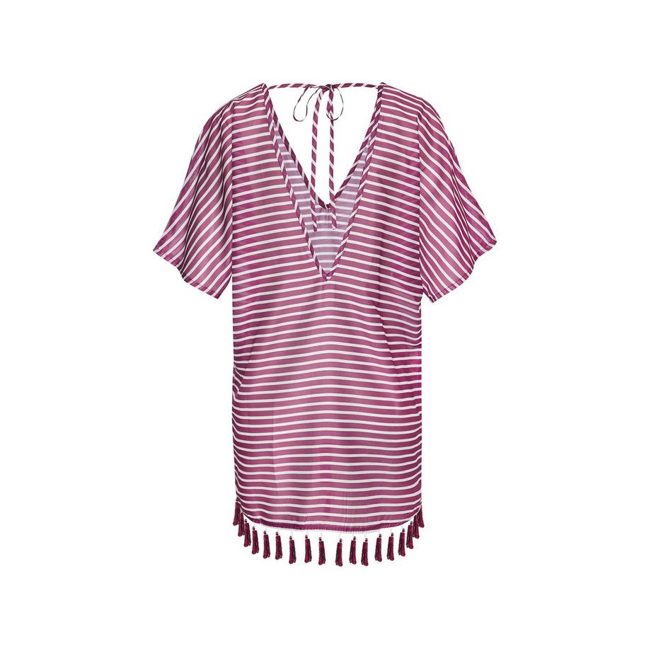 LASCANA Gestreifte Tunika mit Quasten  
