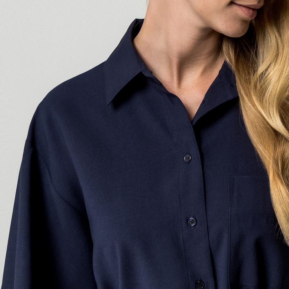 Manor Woman Abito camicia con cintura da annodare  