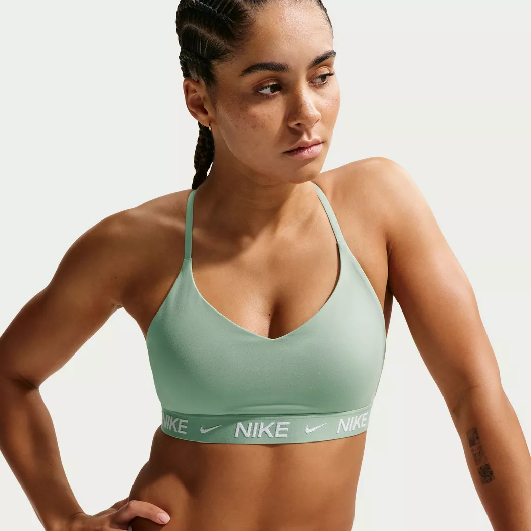 Brassiere de sport de sport Nike DF Indy LGT Sport Fitness pour Femme , gris