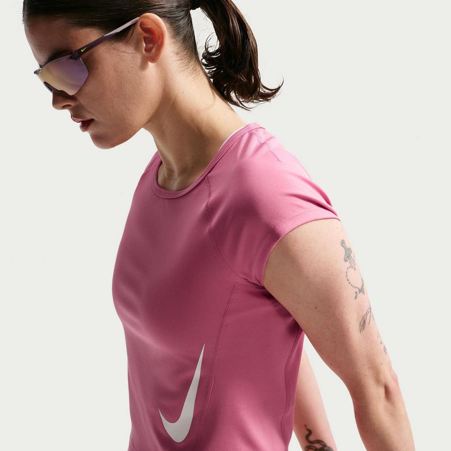 NIKE W NK TEMPO SWOOSH RUN DF SS T-shirt 