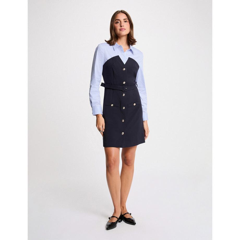 MORGAN Hemdblusenkleid mit Gürtel  