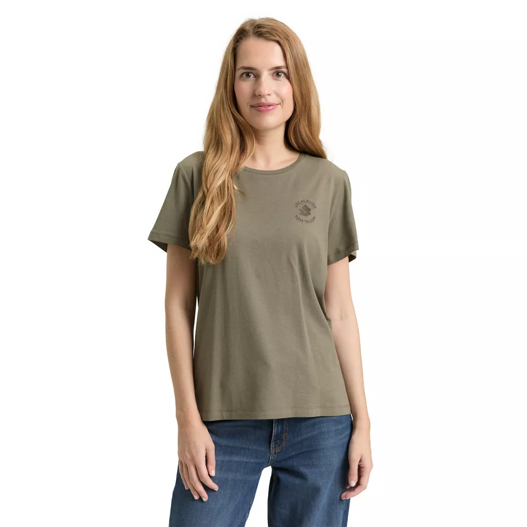 Tom Tailor - T-Shirt, für Damen, Grün Größe M