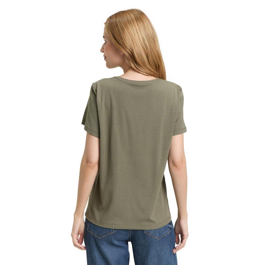 TOM TAILOR T-Shirt mit Stickmotiv  