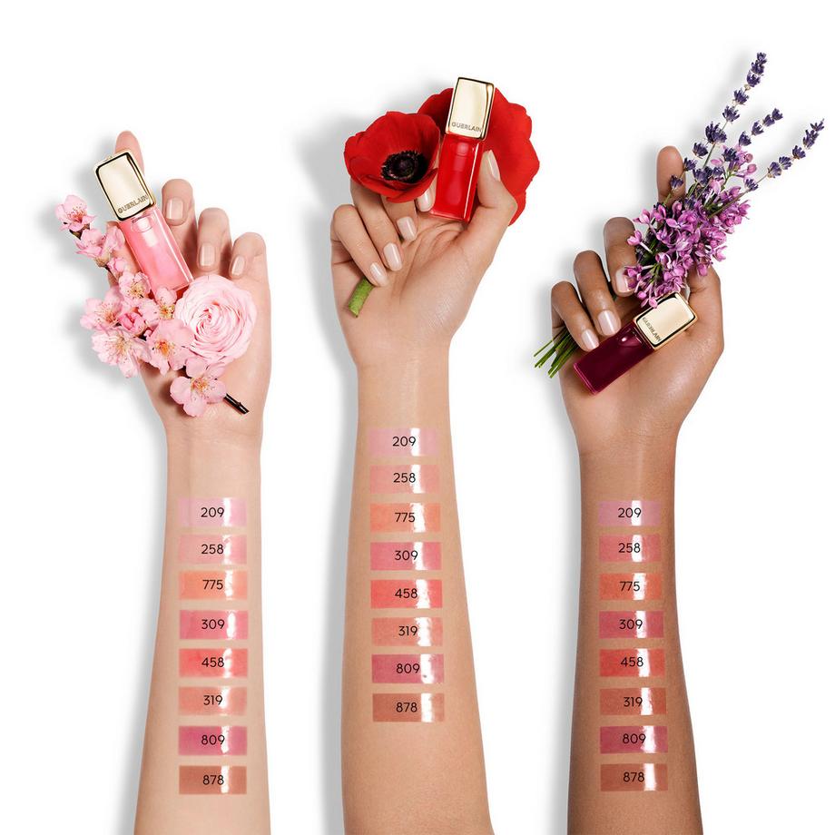 Guerlain KK BEE GLOW OIL KissKiss Bee Glow Oil Huile à lèvres teintée au miel 92% d'origine naturelle 