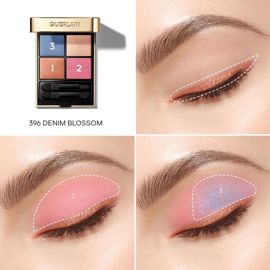 Guerlain  Ombres G Denim Blossom Eyeshadow quad - Limited Edition 