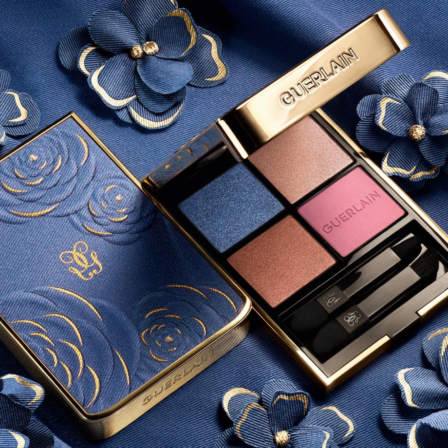 Guerlain  Ombres G Denim Blossom Eyeshadow quad - Limited Edition 