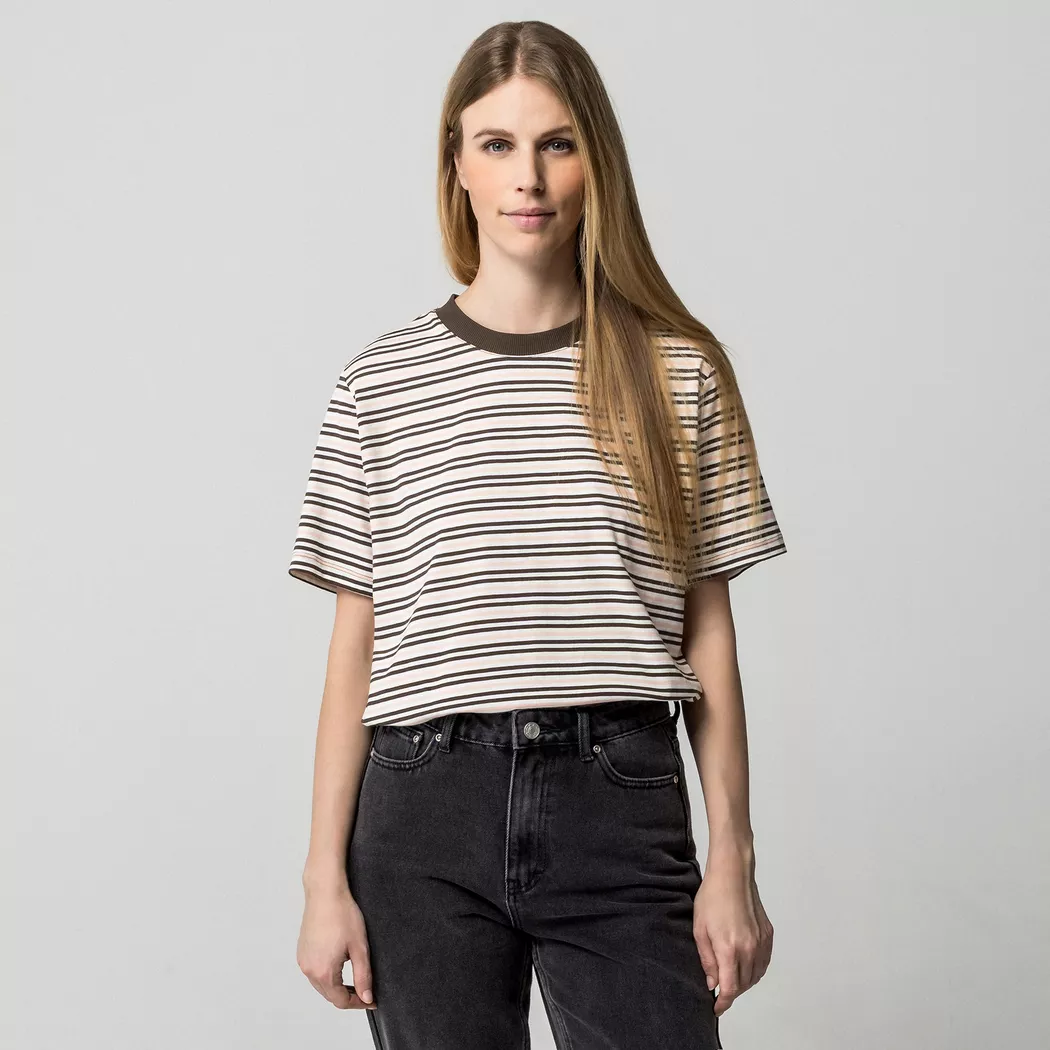Marc O' Polo Denim - T-Shirt, für Damen, Multicolor, Größe XS