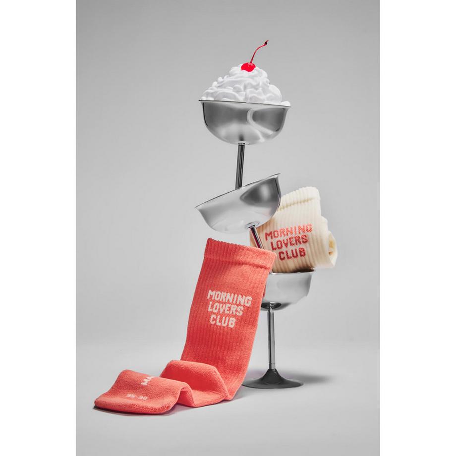 Many Mornings LOVERS CLUB Chaussettes hauteur mollet  