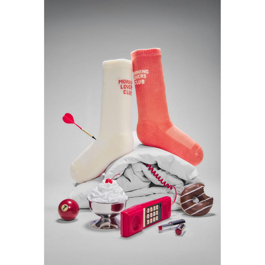 Many Mornings LOVERS CLUB Chaussettes hauteur mollet  