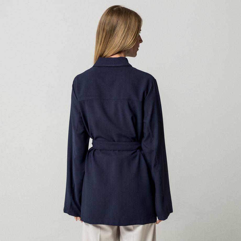 Manor Woman Veste à manches longues avec ceinture  