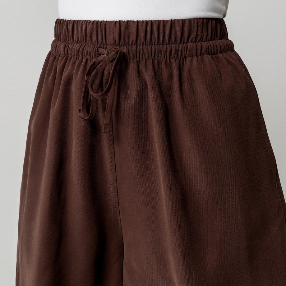 Manor Woman Short à taille élastique et cordon de serrage  