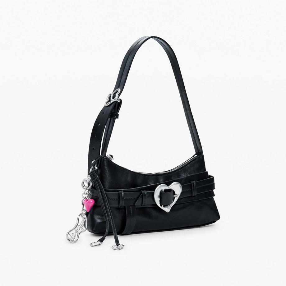 Desigual Umhängetasche mit Herzschnalle  