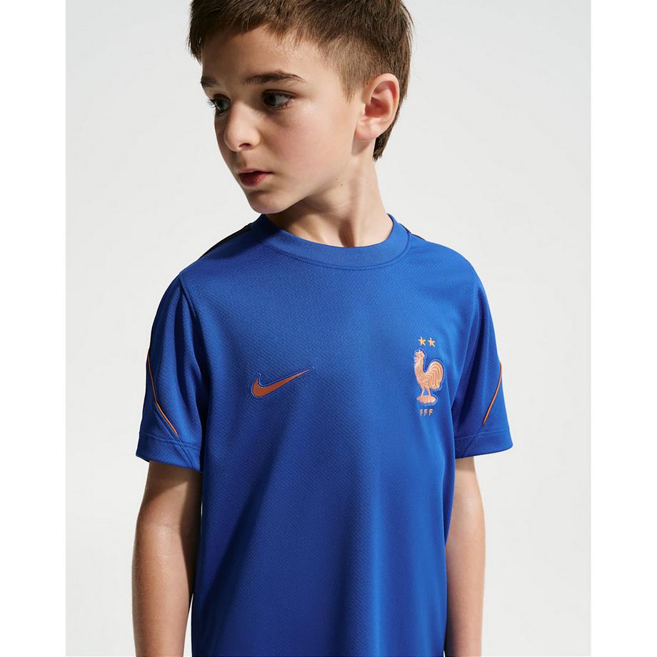 NIKE France 26 Home Kids Fan Fussball Trikot 