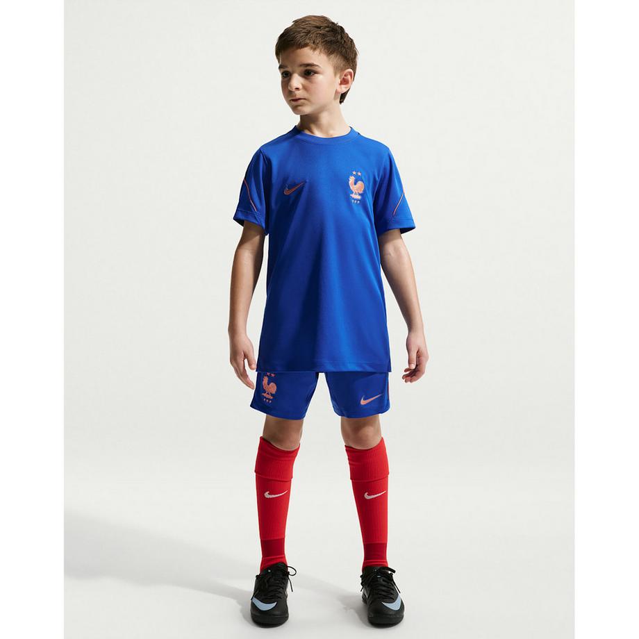NIKE France 26 Home Kids Fan Fussball Trikot 