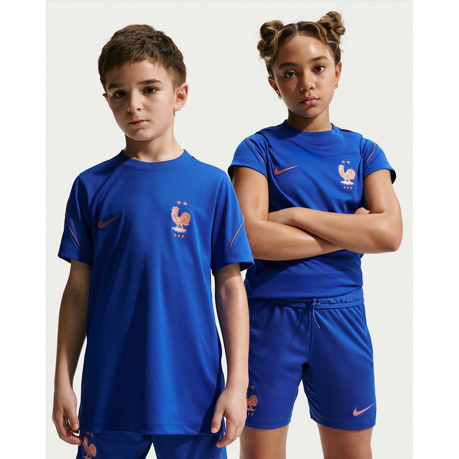 NIKE France 26 Home Kids Fan Fussball Trikot 