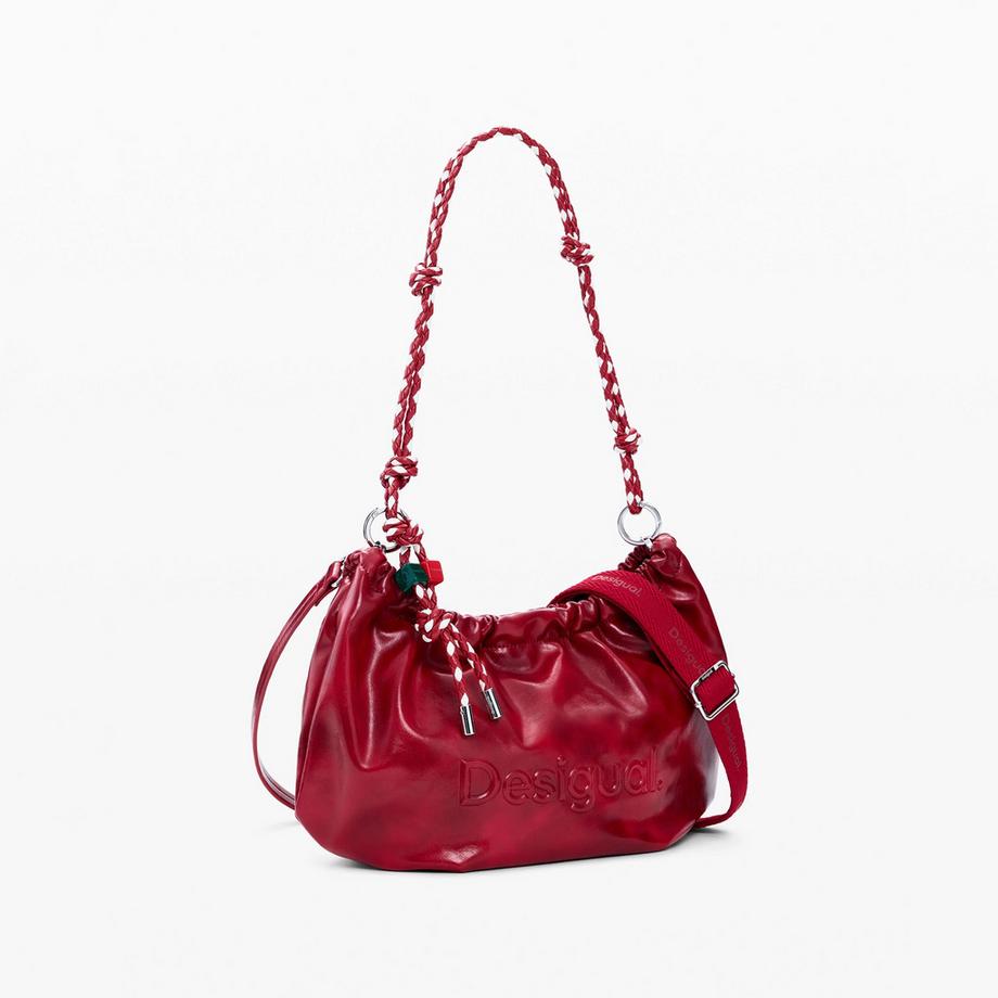 Desigual Borsa a Tracolla Arricciata  