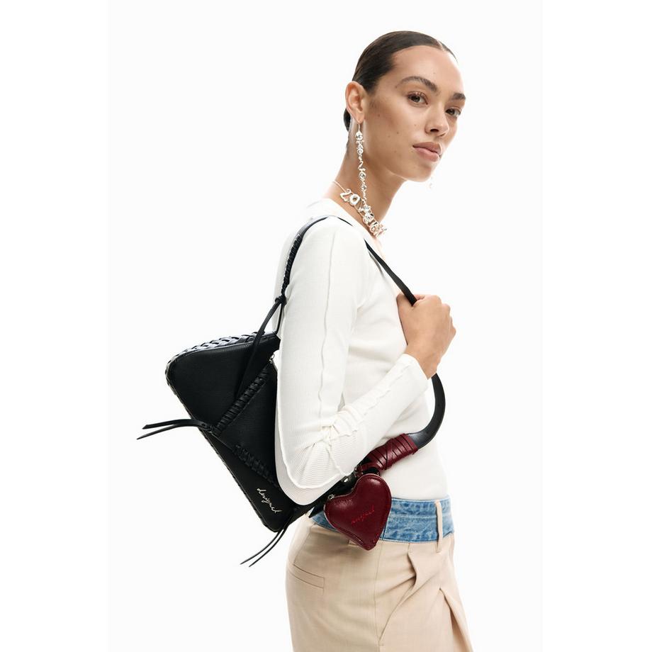 Desigual Umhängetasche mit geflochtenen Details  