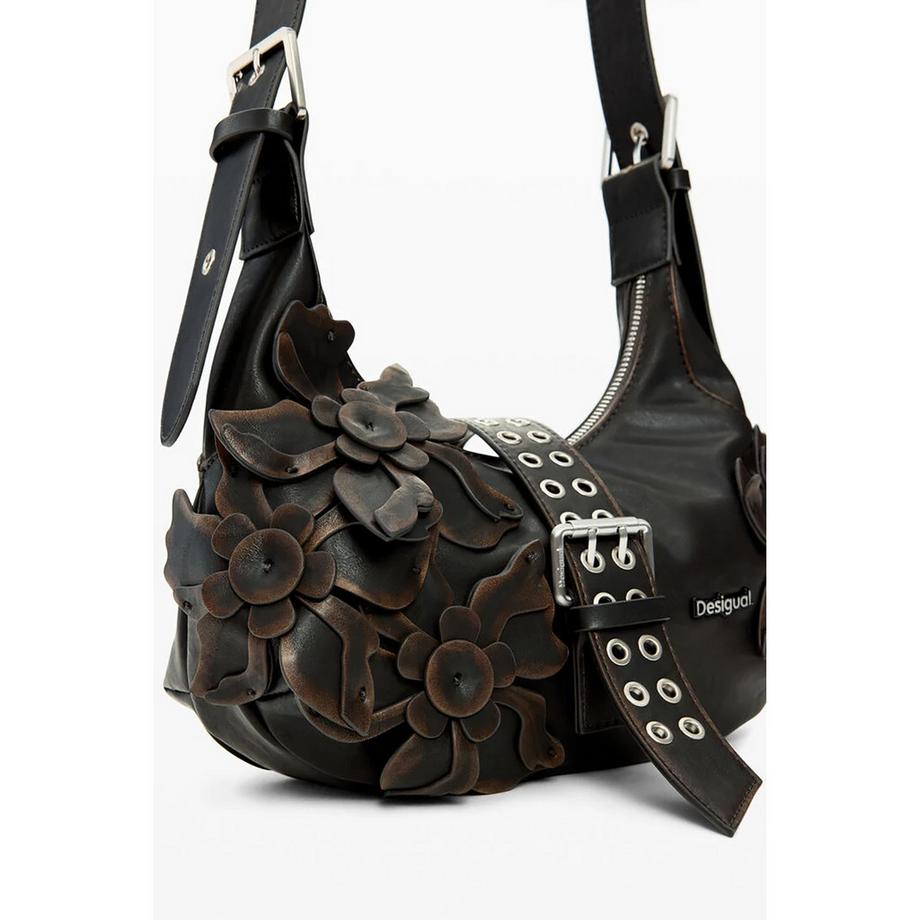 Desigual Borsa a tracolla con dettagli floreali  
