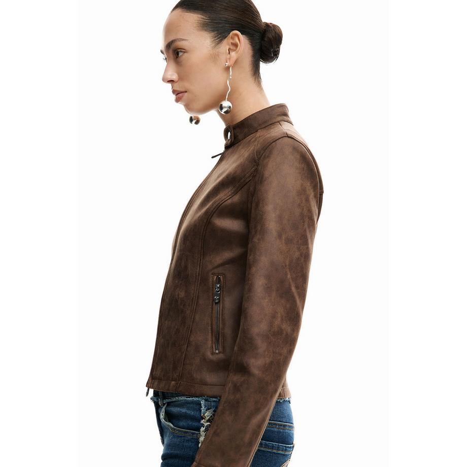 Desigual Veste en cuir Regular Fit  