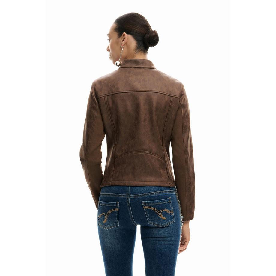 Desigual Veste en cuir Regular Fit  