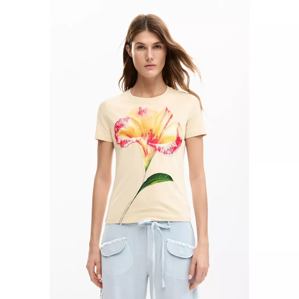 Desigual Chemise maille à manches longues WHITE M female