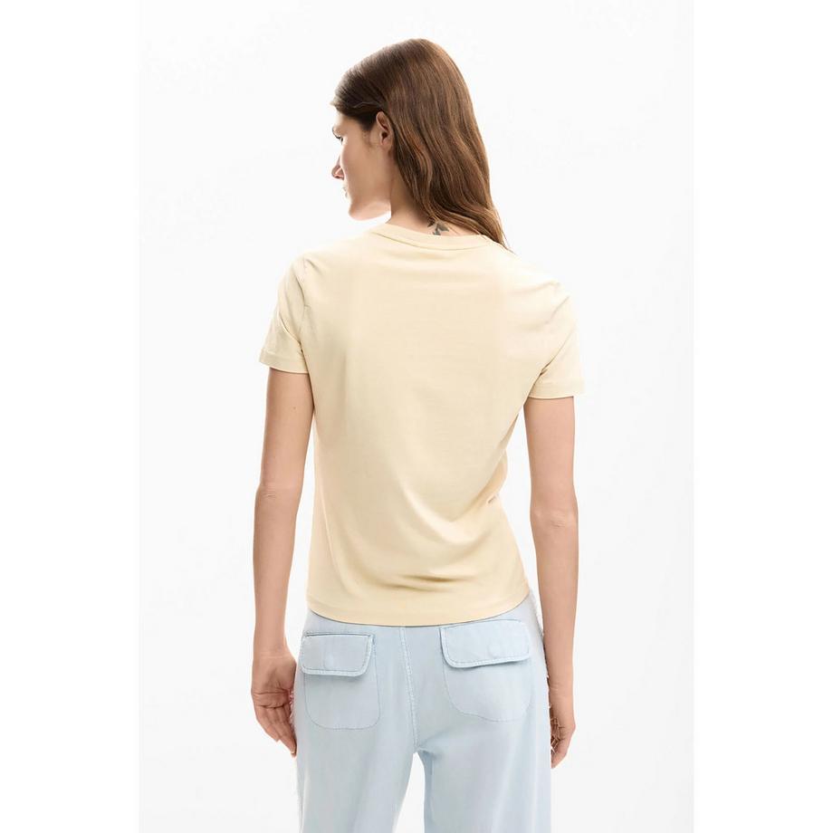 Desigual T-Shirt a Maniche Corte Stampa Floreale  