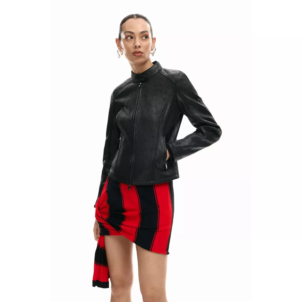 Desigual Veste col mao BLACK XXL female