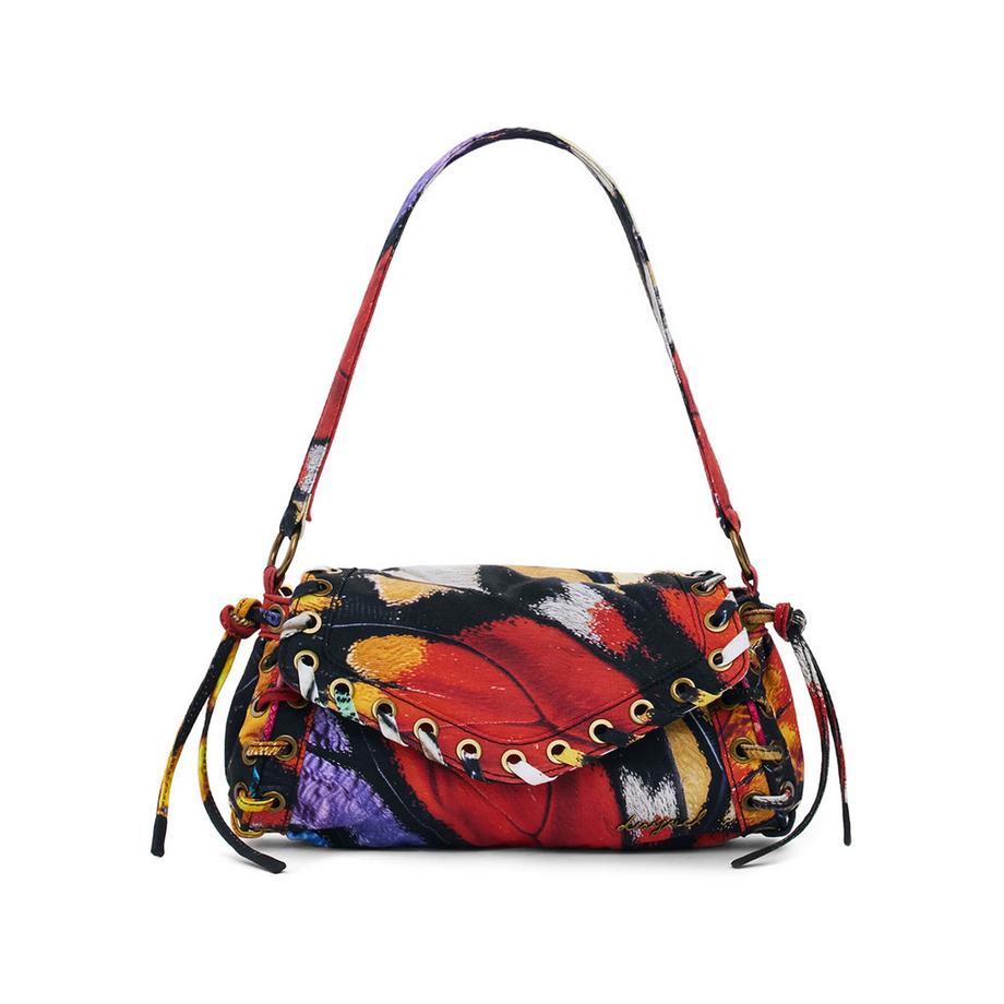 Desigual Sac à bandoulière imprimé papillon  
