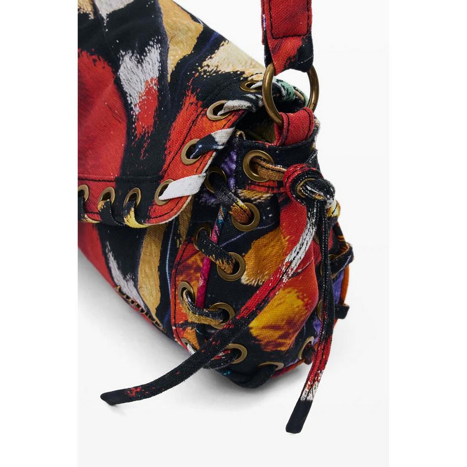 Desigual Sac à bandoulière imprimé papillon  