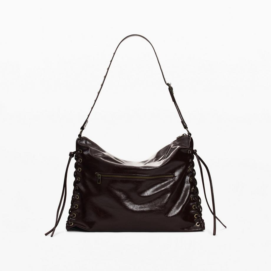 Desigual Umhängetasche mit seitlicher Schnürung  