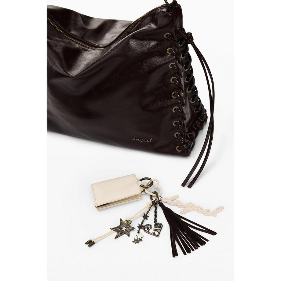 Desigual Umhängetasche mit seitlicher Schnürung  