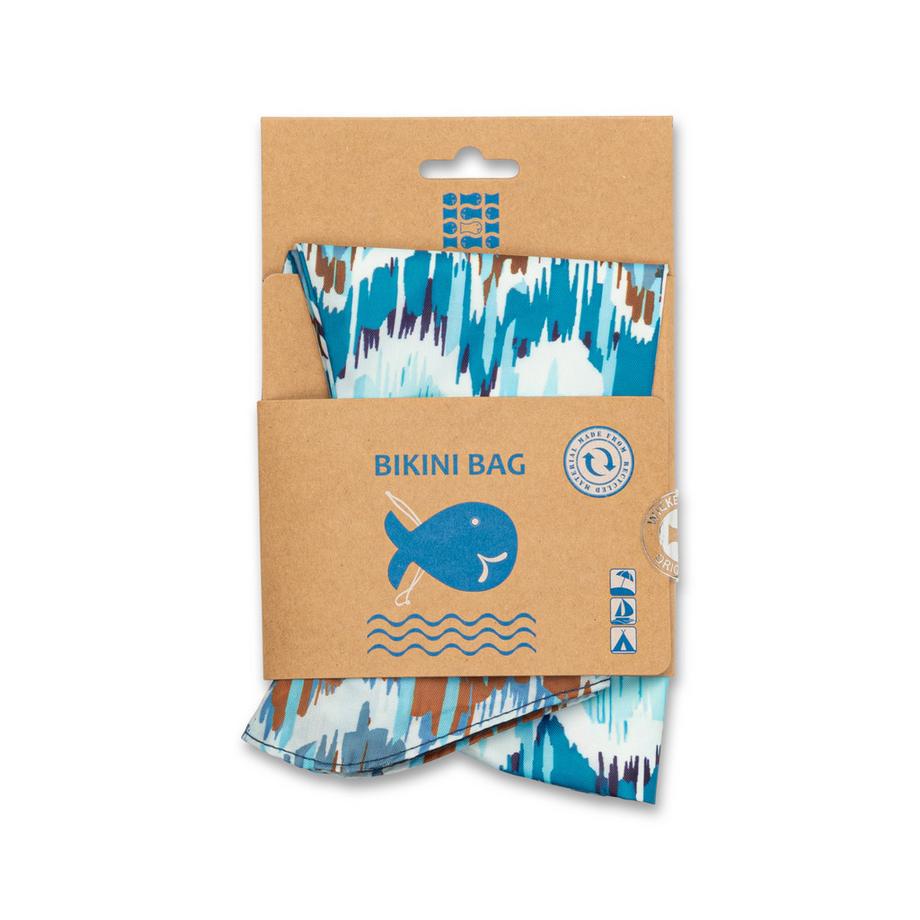 Wickelfisch Chevron Aqua BikiniBag impermeabile 