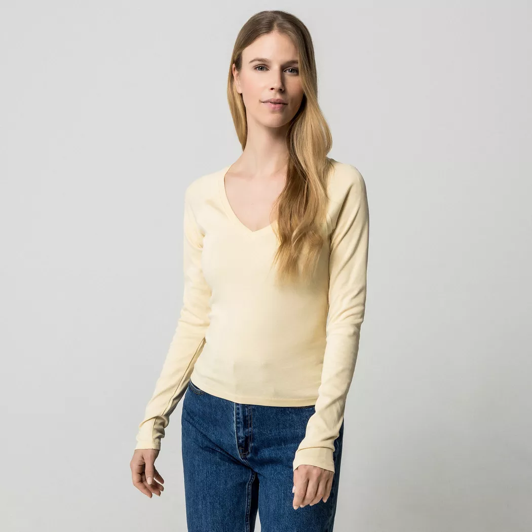 Gina Tricot - Top, für Damen, Gelb, Größe M