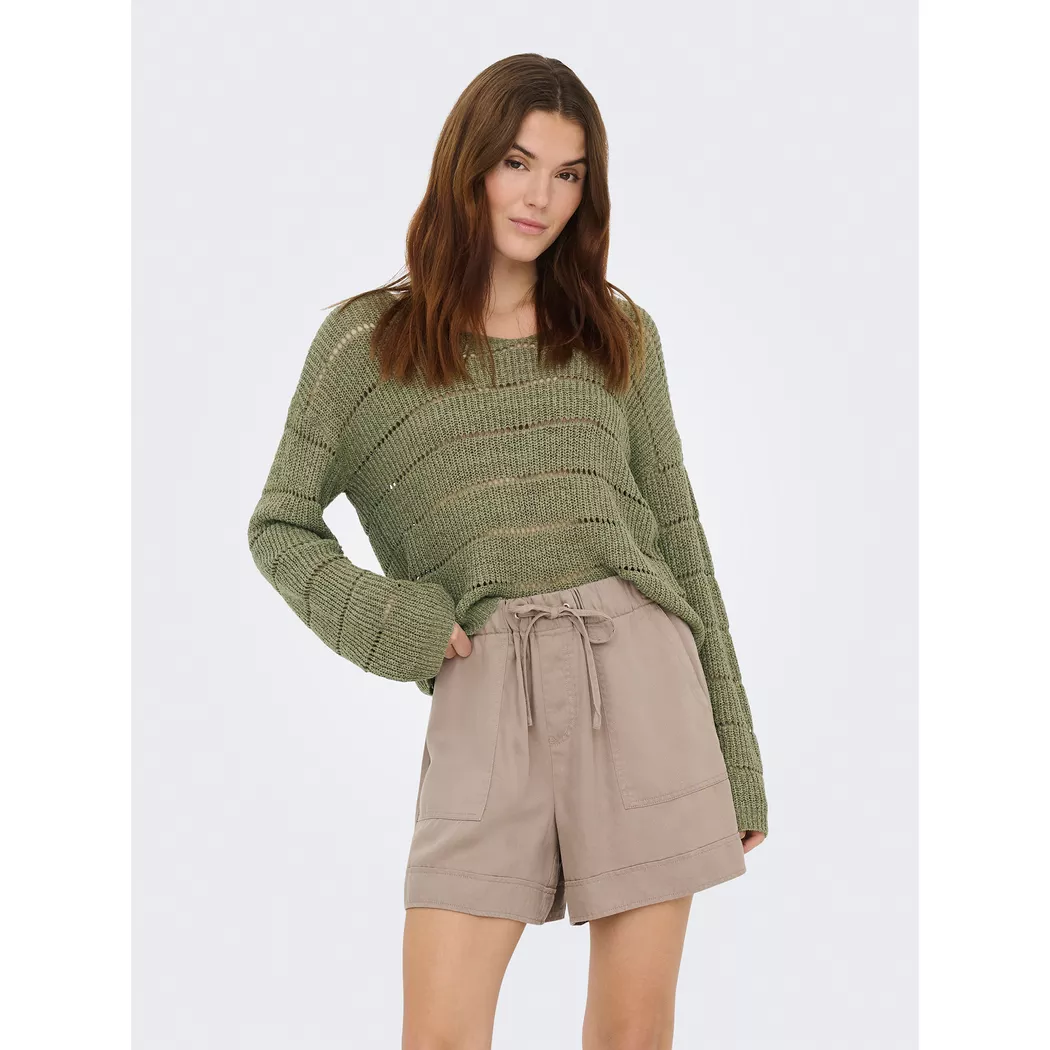 Only - Pullover, für Damen, Khaki, Größe L