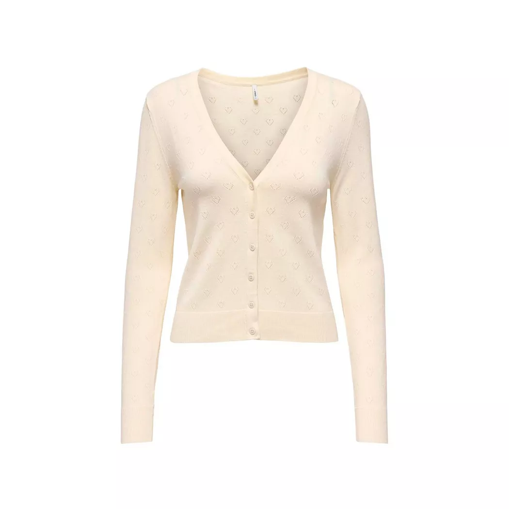 Only - Cardigan, für Damen, Ecru, Größe M