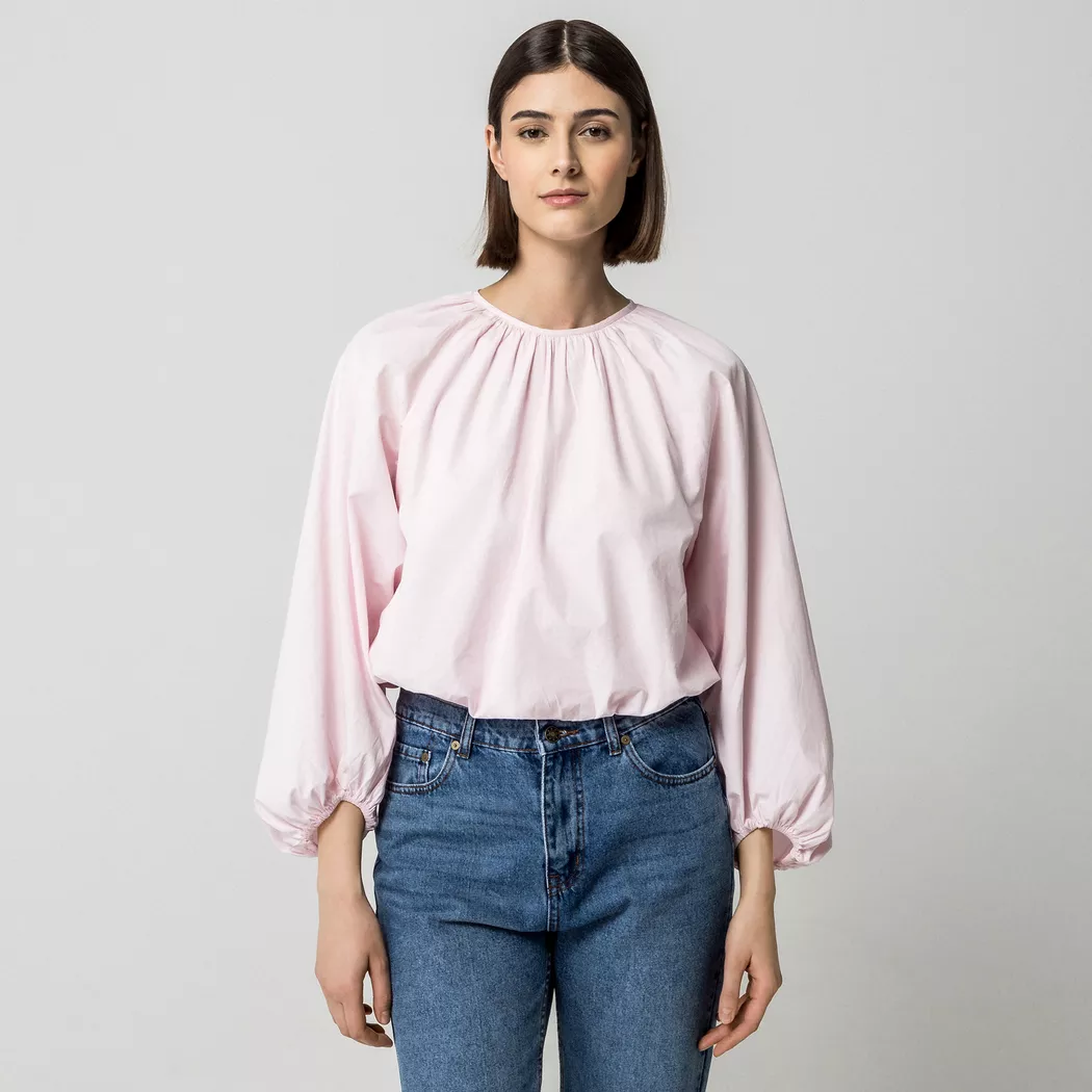 Gina Tricot - Bluse, für Damen, Rosa, Größe L