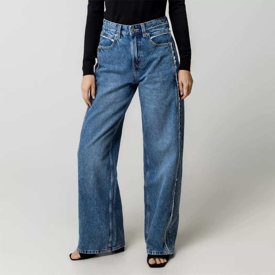 Gina Tricot - Jeans, für Damen, Blau Denim, Größe 36 2