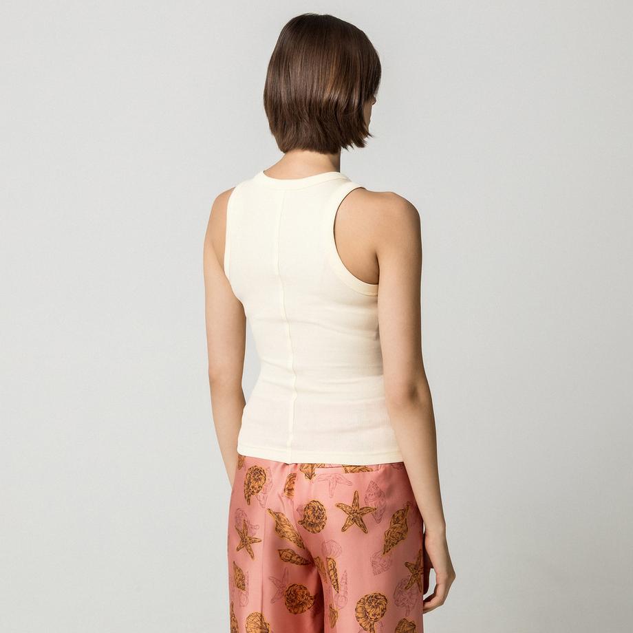 Gina Tricot Débardeur côtelé  