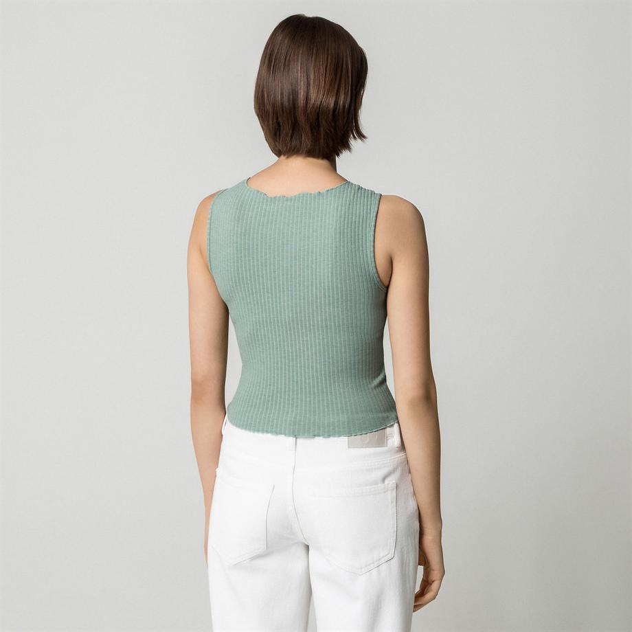 ONLY Onlemma S/L Débardeur Côtelé  