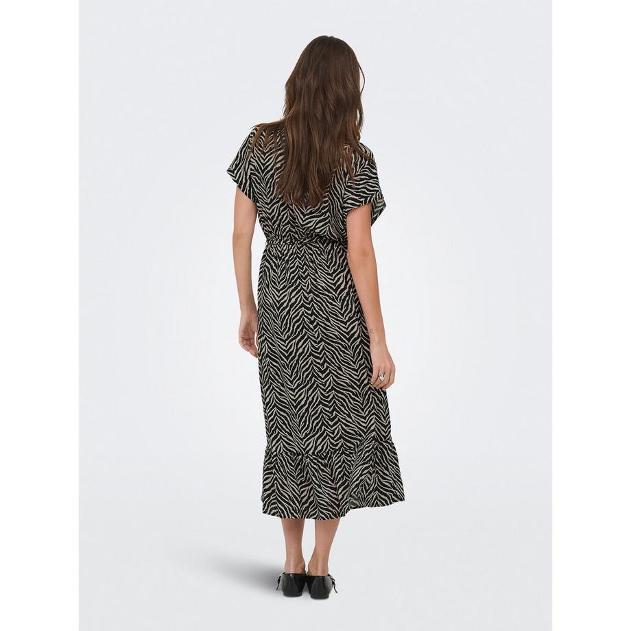 ONLY Robe Midi Imprimé Zèbre  
