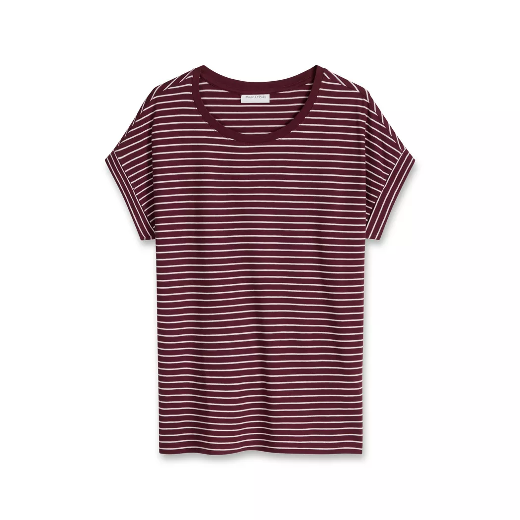 Marc O' Polo Denim - T-Shirt, für Damen, Bordeaux, Größe XS