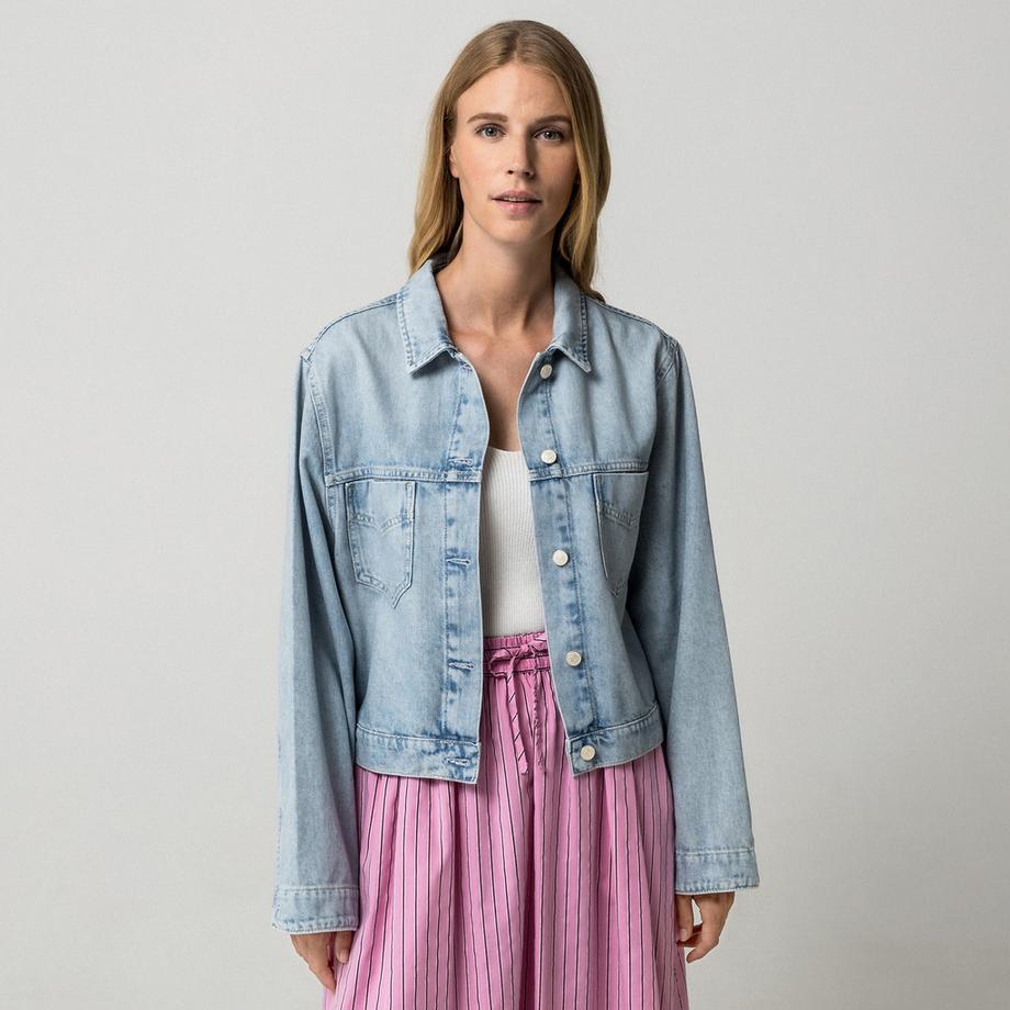 Veste en jeans courte