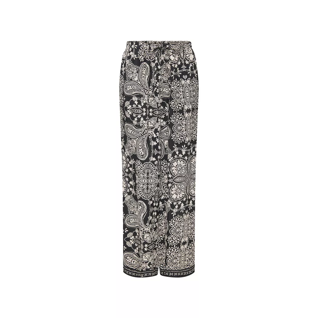 Only - Hose, für Damen, Schwarz Bedruckt, Größe S