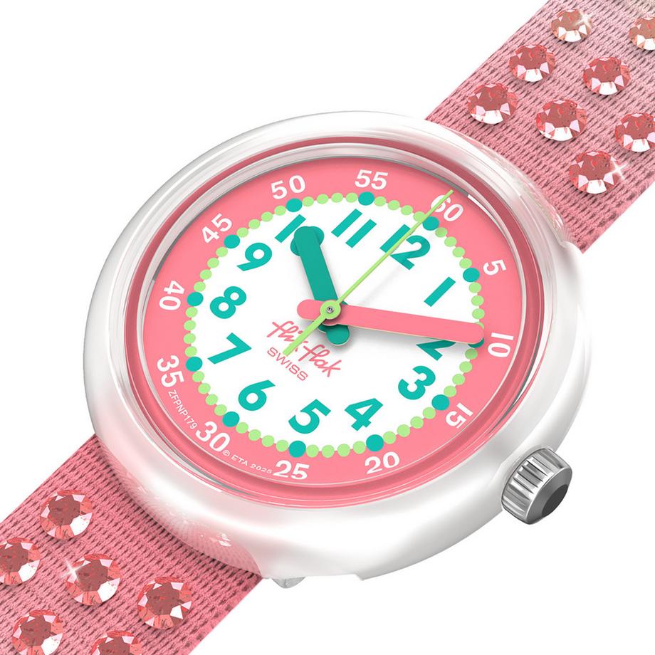 flik-flak SPARKLY MELON Horloge analogique 