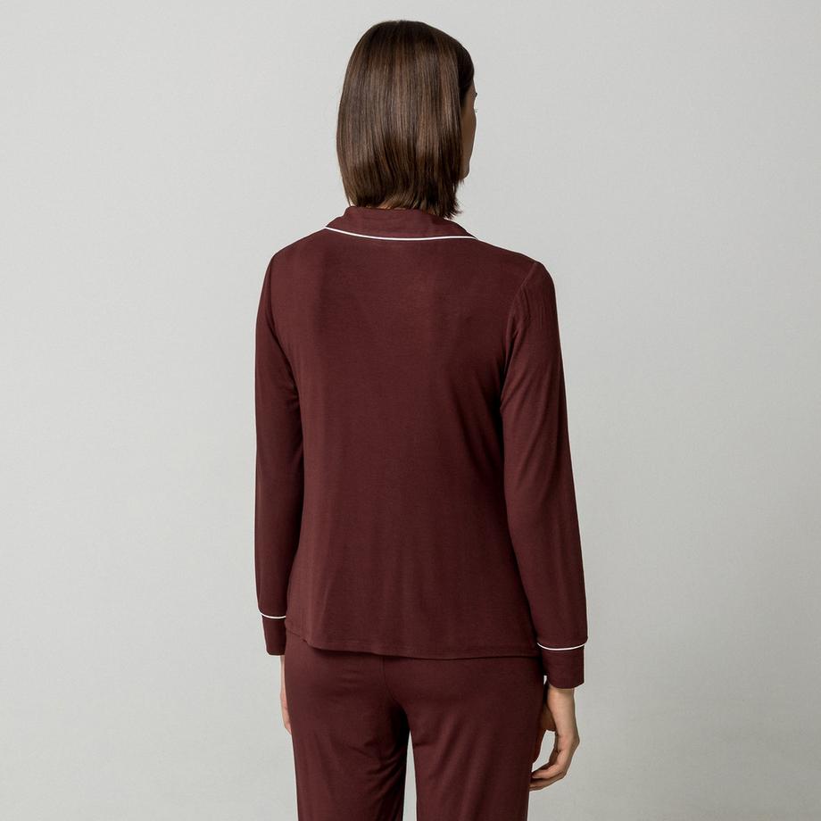 Manor Woman Pyjama-Set avec bordure contrastante  