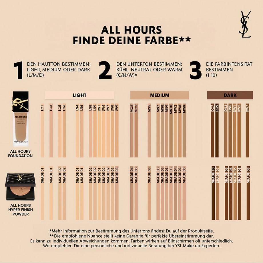 YSL  All Hours Hyper Finish Powder 