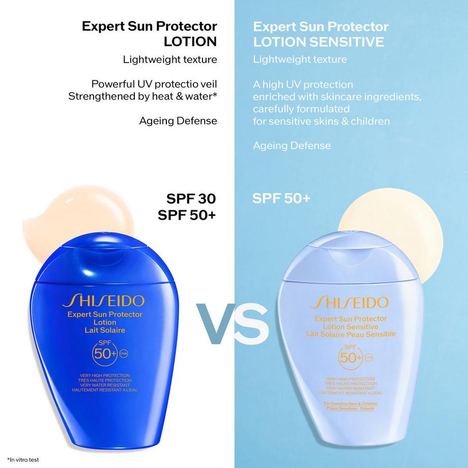 SHISEIDO  Expert Sun Protector Lotion Sentitive SPF50+ 