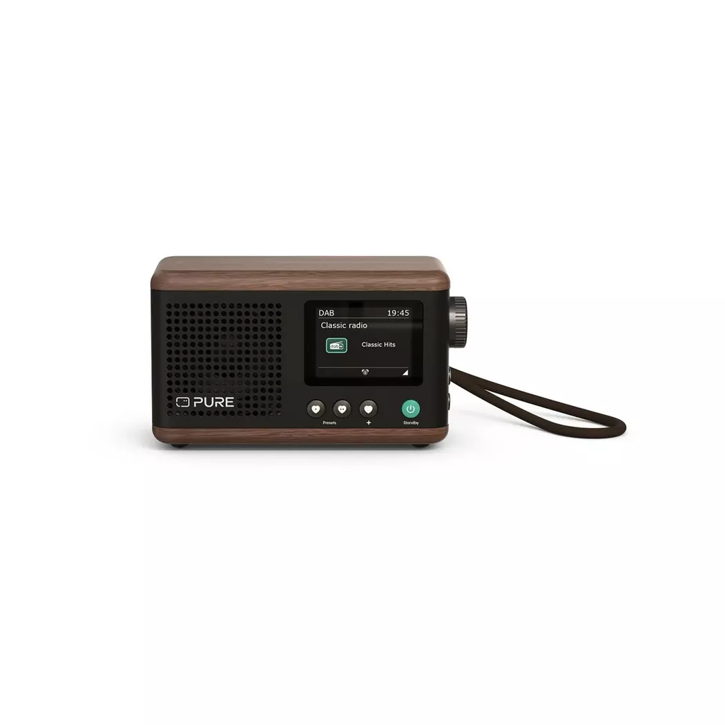Pure Classic Mini Coffee Black/Walnt EU/UK/AU Radio de table DAB+, FM noir, noix 2