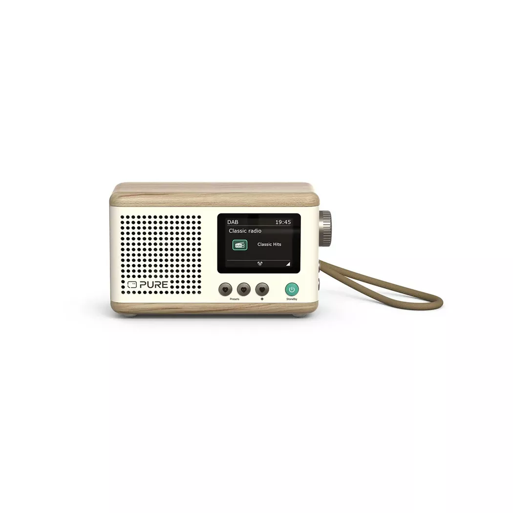 Pure Classic Mini Coffee Black/Walnt EU/UK/AU Radio de table DAB+, FM noir, noix